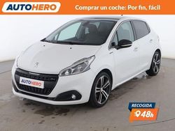 Blanco Usado 2018 Peugeot 208 GT-line Utilitario | 9799 € (Precio justo)