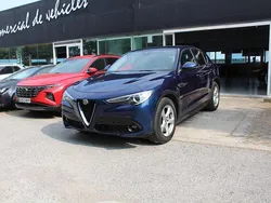 Azul Usado 2018 Alfa Romeo Stelvio Super SUV | 18.950 € (Precio justo)