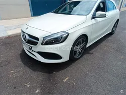 Blanco Usado 2017 Mercedes A200 AMG line Berlina | 22.500 € (Un poco caro)