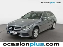 Gris Usado 2017 Mercedes C180 Familiar | 17.850 € (Buen precio)