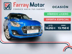 Azul Usado 2021 Suzuki Swift GLX Berlina | 13.750 € (Precio justo)