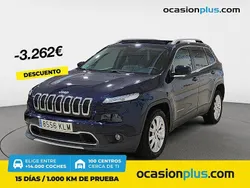 Azul Usado 2018 Jeep Cherokee Limited SUV | 16.250 € (Precio justo)