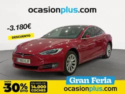 Rojo Usado 2018 Tesla Model S Berlina | 34.990 € (Buen precio)