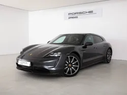 Gris vulcano metalizado Usado 2023 Porsche Taycan 4S Sport Turismo Berlina | 93.000 €