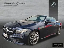 Azul cavansita Usado 2017 Mercedes E300 AMG line Descapotable | 45.900 € (Caro)