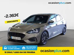 Gris Usado 2018 Ford Focus ST-Line Berlina | 15.990 € (Precio justo)