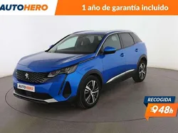 Azul Usado 2021 Peugeot 3008 Allure SUV | 16.285 € (Precio justo)