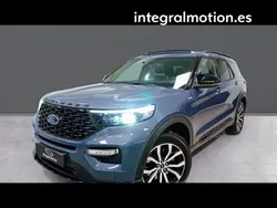 Azul Usado 2021 Ford Explorer ST-Line SUV | 51.900 € (Precio justo)