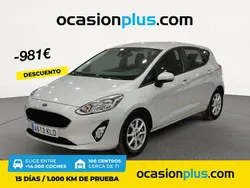 Gris Usado 2018 Ford Fiesta Trend+ Utilitario | 10.480 € (Precio justo)