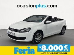 Blanco Usado 2012 VW Golf Cabriolet Descapotable | 12.150 € (Un poco caro)