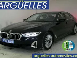 Azul Usado 2021 BMW 540 Luxury Line Berlina | 43.990 €
