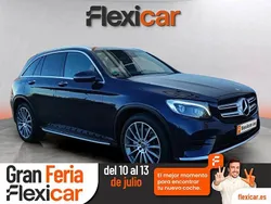Azul Usado 2018 Mercedes GLC250 AMG line SUV | 29.790 € (Precio justo)