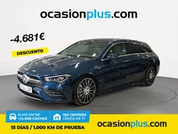 Azul Usado 2022 Mercedes CLA35 AMG Shooting Brake AMG Familiar | 51.500 €