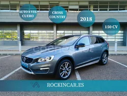 Gris / plata Usado 2018 Volvo V60 CC Summum Familiar | 21.000 € (Un poco caro)