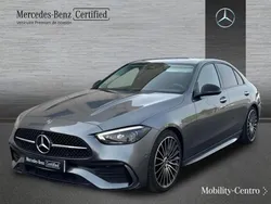 Selenitgrey metallic paint Usado 2022 Mercedes C220 AMG line Berlina | 40.500 € (Precio justo)