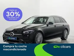 Negro Usado 2021 Mercedes C220 Familiar | 37.490 € (Precio justo)