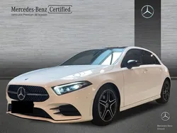 Blanco polar Usado 2023 Mercedes A200 AMG line Berlina | 35.900 € (Precio justo)