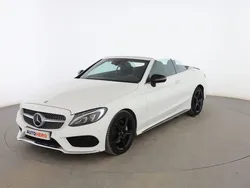 Blanco Usado 2016 Mercedes C220 AMG line Descapotable | 29.999 € (Un poco caro)