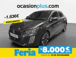 Negro Usado 2025 Peugeot 208 Allure Utilitario | 20.200 € (Precio justo)