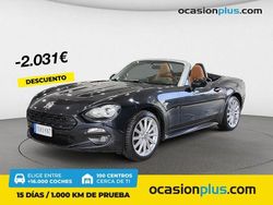 Negro Usado 2018 Fiat 124 Lusso Descapotable | 23.890 €