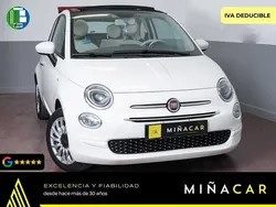 Blanco Usado 2021 Fiat 500C Lounge Descapotable | 11.100 € (Precio justo)