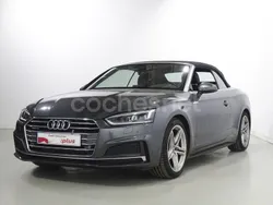 Gris Usado 2018 Audi A5 Cabriolet S-Line Descapotable | 36.900 € (Un poco caro)
