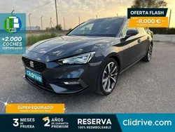 Negro Usado 2021 Seat Leon FR Familiar | 21.690 € (Precio justo)