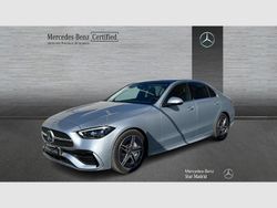 Gris Usado 2021 Mercedes C200 AMG line Berlina | 38.990 € (Un poco caro)