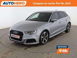 Gris Usado 2019 Audi A3 Sportback S-Line Utilitario | 20.099 € (Un poco caro)