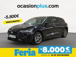 Negro Usado 2024 Ford Focus ST-Line | 20.900 € (Precio justo)