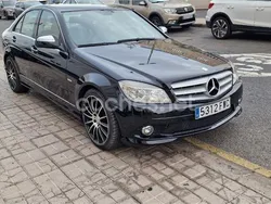 Negro Usado 2007 Mercedes C200 Avantgarde Berlina | 12.500 €