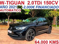 Negro Usado 2021 VW Tiguan Life SUV | 30.999 € (Precio justo)