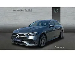 Gris Usado 2024 Mercedes C300e AMG line Familiar | 58.500 € (Caro)