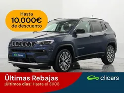 Azul Usado 2022 Jeep Compass Limited SUV | 22.390 € (Precio justo)