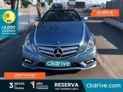 Azul Usado 2010 Mercedes E350 Avantgarde Descapotable | 14.590 € (Super precio)