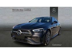 Gris Usado 2024 Mercedes C300e AMG line Berlina | 48.900 € (Super precio)