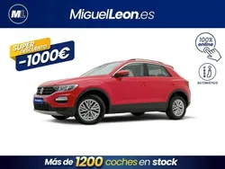Rojo Usado 2021 VW T-Roc Advance SUV | 20.985 € (Precio justo)