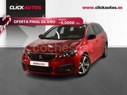 Rojo Usado 2021 Peugeot 308 SW GT Familiar | 12.300 € (Super precio)