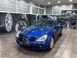 Azul Usado 2004 Mercedes SLK350 Descapotable | 17.990 € (Un poco caro)