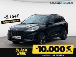Negro Usado 2022 Ford Kuga ST-Line SUV | 18.290 € (Buen precio)