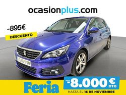 Azul Usado 2019 Peugeot 308 Allure Berlina | 9850 € (Buen precio)