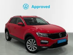 Rojo Usado 2021 VW T-Roc Advance SUV | 20.400 € (Precio justo)