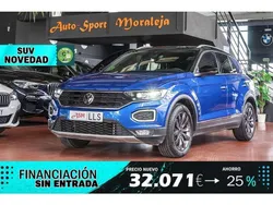 Azul Usado 2020 VW T-Roc Sport SUV | 21.900 € (Precio justo)
