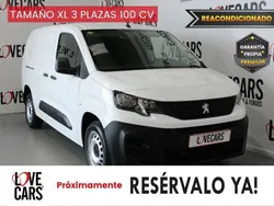 Blanco Usado 2021 Peugeot Partner Premium Monovolumen | 12.900 €