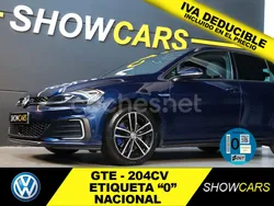 Azul Usado 2020 VW Golf VII GTE Berlina | 19.600 € (Precio justo)