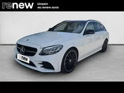 Blanco Usado 2021 Mercedes C220 Familiar | 34.900 € (Precio justo)