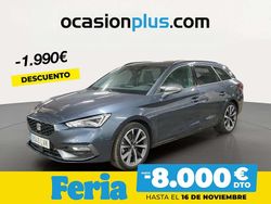 Gris / plata Usado 2021 Seat Leon FR Familiar | 21.900 € (Precio justo)