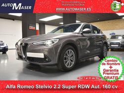 Gris / plata Usado 2022 Alfa Romeo Stelvio Super SUV | 27.800 € (Buen precio)