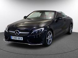 Negro Usado 2018 Mercedes C220 Descapotable | 35.400 €