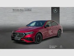 Rojo Usado 2024 Mercedes E220 Berlina | 69.990 € (Precio justo)